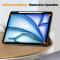 iPad Air 13 2025/2024 Fodral Tri-Fold Pennhållare Svart