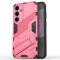 Samsung Galaxy S25 Skal Kickstand Hybrid Armor Rosa