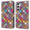 Samsung Galaxy S25 Fodral Tryckta Mandala Blommor