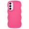 Samsung Galaxy S25 Mobilskal Wavy Rosa