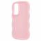 Samsung Galaxy S25 Mobilskal Wavy Ljus Rosa