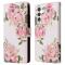 Samsung Galaxy S25 Fodral RFID Rosa Blommor