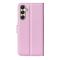 Samsung Galaxy A16 Fodral Litchi Läder Ljus Rosa