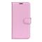 Xiaomi Redmi 14C Fodral Litchi Läder Ljus Rosa