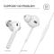 AHASTYLE AirPods 2/1 3-PACK Öronpluggar Silikon Storlek L Svart