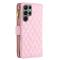 Samsung Galaxy S25 Ultra Fodral Diamond Multifunktionell Rosa