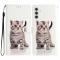 Samsung Galaxy S25 Plus Fodral Med Tryck Gullig Katt