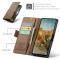 CASEME Xiaomi Redmi Note 14 5G Fodral RFID Läder Brun