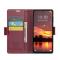 CASEME Xiaomi Redmi Note 14 5G Fodral RFID Läder Röd