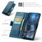 CASEME Xiaomi Redmi Note 14 5G Fodral RFID Läder Blå
