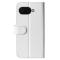 Google Pixel 9a Fodral Crazy Horse Läder Vit