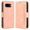 Google Pixel 9a Fodral Med Avtagbart Kortfodral Rosa