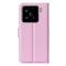 Xiaomi 15 Fodral Litchi Läder Ljus Rosa