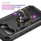 Google Pixel 9a Skal Shockproof Hybrid Ring Svart