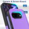 Google Pixel 9a Skal Extreme Shockproof Hybrid Lila
