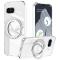 Google Pixel 9a Skal MagSafe Hybrid Kickstand Transparent