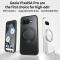 Google Pixel 9a Skal MagSafe Hybrid Kickstand Transparent
