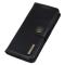 KHAZNEH Samsung Galaxy S25 Edge Fodral Läder Svart