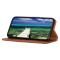 KHAZNEH Samsung Galaxy S25 Edge Fodral Läder Brun