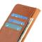 KHAZNEH Samsung Galaxy S25 Edge Fodral Läder Brun