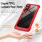 Samsung Galaxy S25 Edge Skal Xtreme Shockproof Hybrid Röd