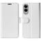 Samsung Galaxy S25 Edge Fodral Crazy Horse Läder Vit