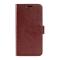 Samsung Galaxy S25 Edge Fodral Crazy Horse Läder Brun