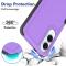 Samsung Galaxy S25 Edge Skal Extreme Shockproof Hybrid Lila