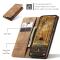 CASEME Samsung Galaxy S25 Edge Fodral Flip Läder Brun