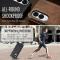 CASEME Samsung Galaxy S25 Edge Fodral Flip Läder Svart