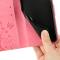 Samsung Galaxy S25 Edge Fodral Med Blommigt Tryck Rosa