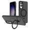 Samsung Galaxy S25 Edge Skal MagSafe Kickstand Svart