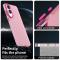 Samsung Galaxy S25 Edge Skal Slim Matt Rosa