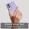 Samsung Galaxy S25 Edge Skal Slim Matt Lila