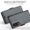 CASEME Samsung Galaxy S25 Edge Fodral Läder RFID Svart