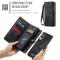 CASEME Samsung Galaxy S25 Edge Fodral Multifuntionell Svart