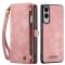 CASEME Samsung Galaxy S25 Edge Fodral Multifuntionell Rosa