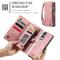 CASEME Samsung Galaxy S25 Edge Fodral Multifuntionell Rosa