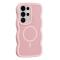 Samsung Galaxy S24 Ultra Skal MagSafe Wavy Matt Rosa