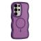 Samsung Galaxy S24 Ultra Skal MagSafe Wavy Matt Lila