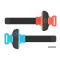 DOBE 2-PACK Nintendo Switch 2 Joy-Con Armband Röd / Blå