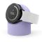 Samsung Galaxy Watch 5/5 Pro/6/7/FE Silikon Stativ Lila