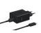 Samsung Original 50W 2x USB-C Laddare EP-T5020 Inkl. 1.8m USB-C Kabel Svart