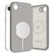 Tech-Protect iPhone 16e Skal MagSafe Liquid Silicone Stone Grey