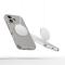 Tech-Protect iPhone 16e Skal MagSafe Liquid Silicone Stone Grey