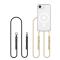 Tech-Protect iPhone 16e Skal MagSafe FlexAir Chain Svart/Taupe