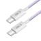 Tech-Protect 2m 60W/3A PD USB-C - USB-C Kabel UltraBoost Mauve