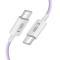 Tech-Protect 2m 60W/3A PD USB-C - USB-C Kabel UltraBoost Mauve