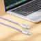 Tech-Protect 2m 60W/3A PD USB-C - USB-C Kabel UltraBoost Mauve
