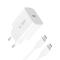Tech-Protect 20W USB-C Väggladdare PD Inkl. USB-C Kabel Vit